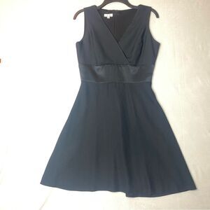 Lynn Lugo Black Sleeveless V-Neck Dress Size 8